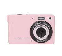 Fotocamera Digitale per Principianti, Fotocamera Digitale 1080P da 2,8 Pollici 50MP per Adolescenti Adulti, Fotocamera Digitale Punta e Scatta con Messa a Fuoco Automatica (PINK)