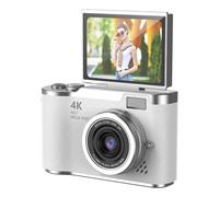 Fotocamera digitale per studenti con schermo ribaltabile da 2,4" - HD 1080P con autofocus, funzione bellezza, memoria espandibile fino a 64 GB, zoom