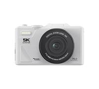 Fotocamera digitale per Vlogging, risoluzione 5K, fotocamera da viaggio compatta, ideale per la creazione di contenuti e riprese on-the-go