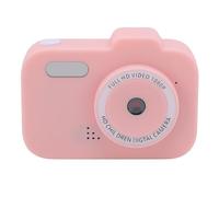 Fotocamera Digitale, Piccola Fotocamera Digitale Ricaricabile Tramite USB, Doppio Obiettivo con Giochi per di Compleanno (PINK)