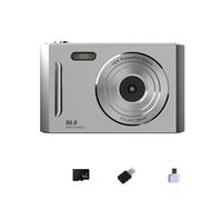 Fotocamera digitale portatile 4K con sensore 64MP e zoom 18X per viaggi e selfie