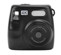 Fotocamera Digitale Portatile, Fotocamera per Vlogging FHD 1080P con Messa a Fuoco Automatica con Luce di Riempimento a LED, Doppia Lente da 48 MP, Schermo IPS da 2,0 Pollici,