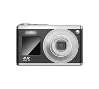 AGFA PHOTO Realishot DC9200 - Fotocamera Digitale Compatta, 24 MP, Video 4K, Zoom Ottico 10x, Schermo Doppio 2,8" + 1,54", Sensore CMOS, Stabilizzazione Immagine, Batteria al Litio - Nero