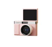 Fotocamera Digitale RetrÃ² ad Alta Risoluzione con Doppia Lente, Zoom Ottico 5x e Schermo LCD da 2.4" Pink