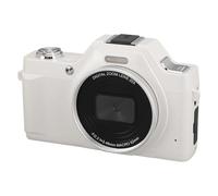 Fotocamera Digitale retrò 4K 58MP HD Auto Focus 20x Zoom Anti-Vibrazione Rilevamento del Volto Display LCD da 2,88 Pollici Fotocamera da Viaggio per la Fotografia di Persone e (WHITE)