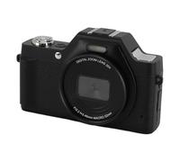 Fotocamera Digitale retrò 4K 58MP HD Auto Focus 20x Zoom Anti-Vibrazione Rilevamento del Volto Display LCD da 2,88 Pollici Fotocamera da Viaggio per la Fotografia di Persone e (BLACK)