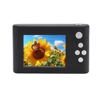 Fotocamera Digitale retrò da 48 MP, Chip CMOS, Zoom 8x, Schermo IPS da 2,4 Pollici, Anti-vibrazione, Messa a Fuoco Automatica, Fotocamera Compatta per Selfie con Specchio (BLACK)