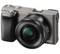 FOTOCAMERA DIGITALE SONY ILCE-6000 + E PZ 16-50mm, 24,3 megapixel, Nero, Grafite