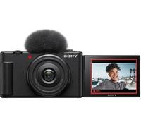Sony Vlog camera ZV-1F di | Fotocamera digitale (schermo orientabile, video in 4K, slow motion, funzionalità per vlog) - Nera [ZV1FBDI.EU]