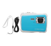 Fotocamera digitale subacquea Full HD 1080P impermeabile fino a 3 metri con messa a fuoco manuale e stabilizzazione digitale dell'immagine, dal