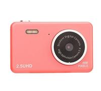Fotocamera Digitale Tascabile, Fotocamera Selfie, Messa a Fuoco Automatica, Filtri Multicolori HD 2,5K per Studenti (PINK)