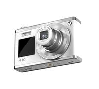 Fotocamera Digitale Videocamera 60MP 4K 2,88 Pollici Zoom 16X Messa A Fuoco Automatica Regali Cattura Facilmente Momenti Meravigliosi(White)