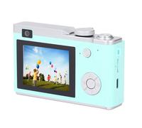 Fotocamera Digitale, Videocamera Digitale con Ricarica di Tipo C Doppio Obiettivo Anteriore e Posteriore 48MP 1080P per Viaggi (verde chiaro)