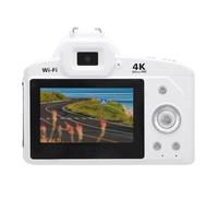 Fotocamera Digitale, Videocamera HD 4K, Fotocamere Digitali Punta e Scatta da 64 MP, Zoom Digitale 16x Anti-vibrazione, Fotocamera Compatta con Schermo IPS da 3 Pollici per la