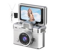 Fotocamera Digitale Vintage 64GB Compatta Portatile Retrò Elettronica con | Fotocamera per Ragazze Per Uso in Casa e all'Aperto Resiste a Sole Pioggia Neve per Escursionismo