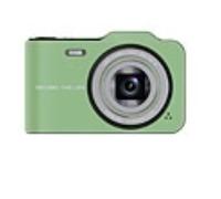 Fotocamera digitale vintage for studenti entry level micro carry vlog card camera 4800W pixel Scatta Nitida Fluida(Green)