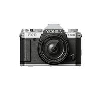 Yashica Fx-d 100 Silver - Cámara Digital De Simulación De Película Con Zoom 3x - Nouvo