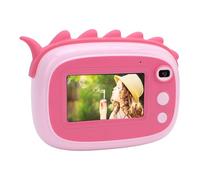 Fotocamera Doppia Fotocamera Anteriore Posteriore da 48 MP Fotocamera con Stampa Istantanea Fotocamera Digitale Touch Screen IPS da 3 Pollici, Fotocamera Digitale 1080P con (PINK)