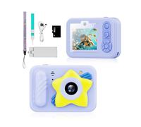 Fotocamera educativa per bambini Display da 2,4 pollici Scheda da 32 GB inclusa Semplice da usare Incoraggia la creatività Fotocamera adatta ai bambini
