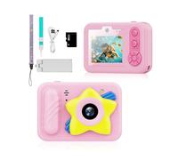 Fotocamera educativa per bambini Display da 2,4 pollici Scheda da 32 GB inclusa Semplice da usare Incoraggia la creatività Fotocamera adatta ai bambini