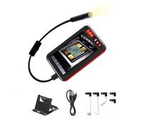 Fotocamera endoscopica da 8 mm con luce, cavo da 2 m periscopio digitale palmare con schermo LCD a colori da 4,3 pollici