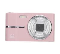 Fotocamera FHD 1080P, autofocus zoom 16x, schermo da 2,4", fotocamera digitale, registrazione video, previene le vibrazioni, per viaggi (rosa)