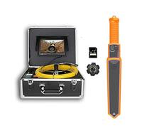 Fotocamera fognaria 2 2 mm IP68 HD 1000TVL Videocamera dell'ispezione dei tubi fognari con endoscopio industriale di fognatura autolevempicata automatica con monitor da 9 pollici Dvr per Fognature(40