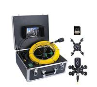 Fotocamera fognaria, 7 pollici DVR 30M 1080p HD Doppia fotocamera for scarico della fognatura for fognatura ISPEZIONE DI ISPEZIONE DELLA VISTRAZIONE DEL PIBLE for IL PIBULO DI SCOLO DELLA MOLTA per Fo