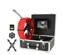 Fotocamera fognaria con video da 7 pollici di ispezione del tubo fognario Dsiplay IP68A HD10 80P Pipa endoscopio industriale for il condotto della parete della casa drenaggio tubo idraulico per Fognat