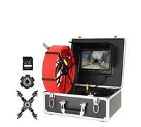 Fotocamera fognaria con video da 7 pollici di ispezione del tubo fognario Dsiplay IP68A HD10 80P Pipa endoscopio industriale for il condotto della parete della casa drenaggio tubo idraulico per Fognat