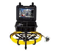Fotocamera fognaria, videocamera di ispezione dei tubi con 9 pollici LCD Monitorare wifi wireless, 2 3 mm Drenaggio dell'endoscopio industriale del gasdotto per Fognature(20m)