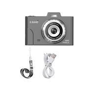Fotocamera For Bambini 1080P Compatta Obiettivo Doppio Da 48 MP Zoom Ottico 8× Mini CCD Schermo TFT 2,8 Pollici Cattura Facilmente Momenti Meravigliosi(Black)