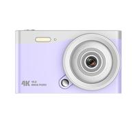 Fotocamera For Vlogging For Principianti 4K Tascabile Con Messa A Fuoco Automatica For Selfie Da Viaggio Fotografia HD 48 MP Schermo IPS 2,8 Pollici Scatta Nitida Fluida(Purple)