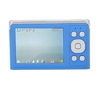 Fotocamera HD 4K Compatta, Messa a Fuoco Automatica AF, Zoom Digitale 16X, Ampio Schermo IPS HD, Luce di Riempimento a LED, Design Portatile, Stile Macaron, Supporto Riprese (Blu)
