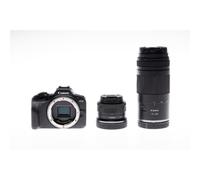 Canon EOS R100 + RF-S 18-45mm F4.5-6.3 IS STM + RF 75-300mm F4-5.6