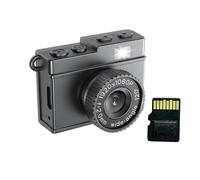 Fotocamera in miniatura sospesa con risoluzione 1920x1080P supporta la condivisione notturna dei social media semplice pulsante di funzionamento piccola fotocamera