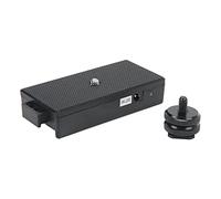 Fotocamera in Plastica con Piastra Batteria, Piastra Adattatrice per Batteria in Plastica Adattatore per Piastra di Alimentazione a Batteria con 2 Uscite DC 7,4 V per Batteria