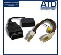 Fotocamera Input Per Opel Vivaro C 24 Perno Navi 50 Radio Reverse Cavo Rca OBD