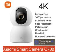 Fotocamera Intelligente Xiaomi C700 4K 8 Megapixel 360 ° Panorama Dual-band Wi-Fi 6 AI Rilevamento umano Rilevamento animali domestici Sicurezza domestica CN