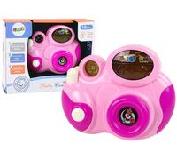 Fotocamera interattiva per bambini con luci, suoni e melodie - rosa