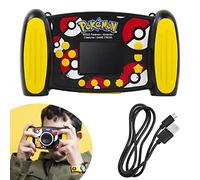 Fotocamera interattiva per bambini da 5 MP, risoluzione video 1080p, zoom 4x con 5 filtri divertenti, 4 giochi fantastici, schermo 2 in 1, con scheda micro SD