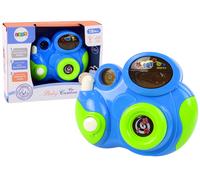 Fotocamera interattiva per bambini - luci e suoni, blu