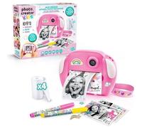 Fotocamera Istantanea Canal Toys Kids CLK 013 Flash Bianco e Nero Rosa