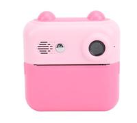Fotocamera Istantanea da 48MP 1080P da 2,4 Pollici Lo Schermo IPS Supporta Lo Zoom Digitale per Bambini, Giocattolo per Selfie Digitale (PINK)