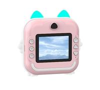 Fotocamera istantanea per bambini 2400 W pixel selfie videocamera giocattoli regali di compleanno rosa