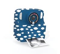 Fotocamera istantanea per bambini PixiPrint Blu e Bianco - Modello con Nuvole - Mob