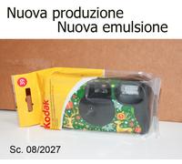 Fotocamera KODAK usa e getta flash rullino 39 foto 800 ISO esterni e interni