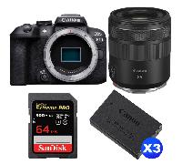 Fotocamera mirrorless Canon EOS R10 + RF 85mm F2 Macro IS STM + 1 SanDisk 64GB Extreme PRO UHS-II + 3 Canon LP-E17 + Ebook 20 consigli per foto che colpiscono - Nouvo
