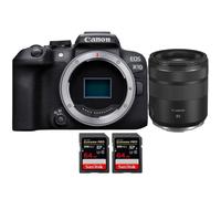Fotocamera mirrorless Canon EOS R10 + RF 85mm F2 Macro IS STM + 2 SanDisk 64GB Extreme PRO UHS-II + Ebook 20 consigli per foto che colpiscono - Nouvo