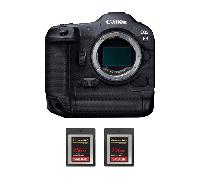 Fotocamera mirrorless Canon EOS R3 + 2 SanDisk 256GB Extreme PRO CFexpress Type B + Ebook 20 consigli per foto che colpiscono - Nouvo